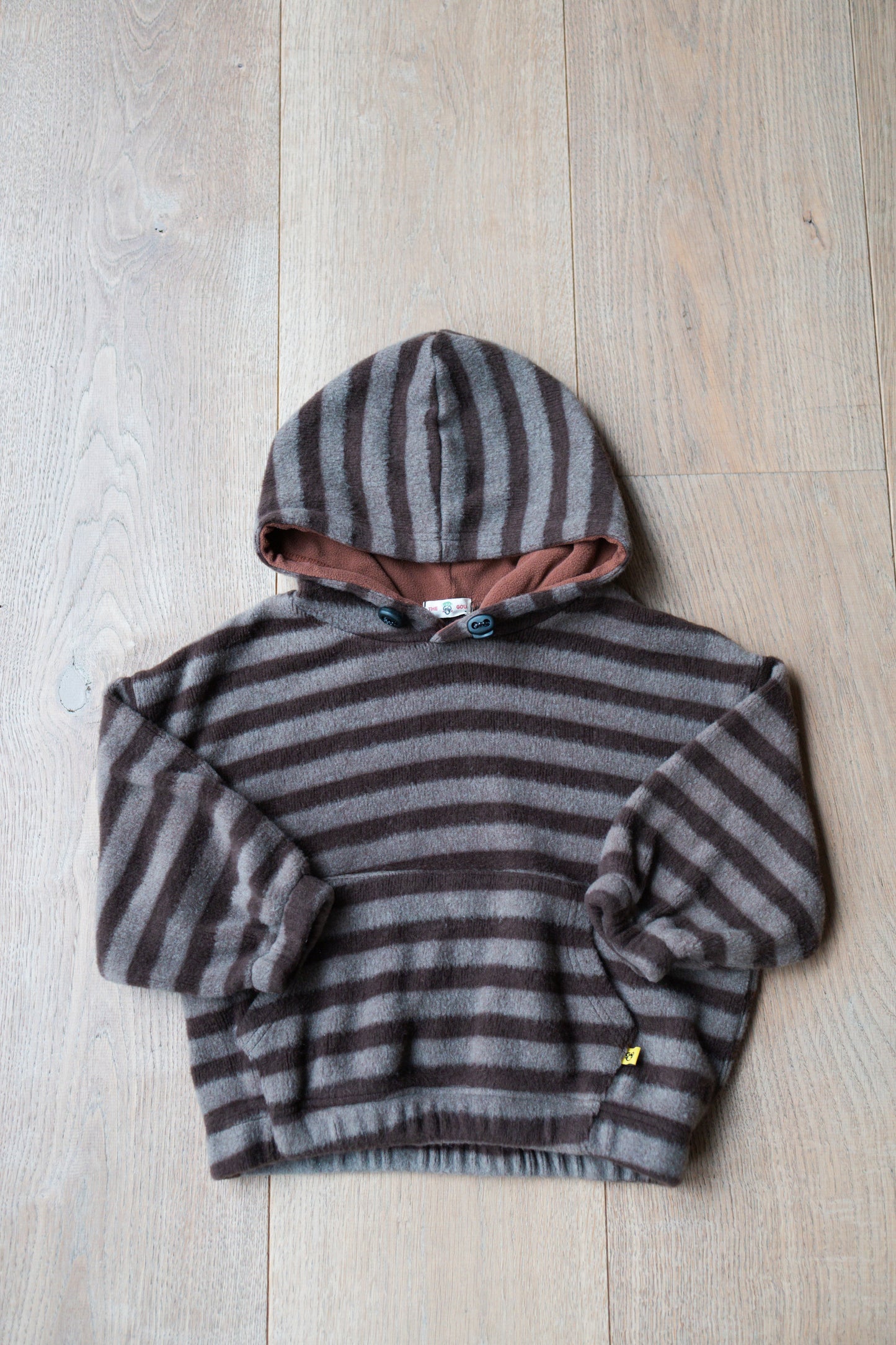 Brown Stripe Hoodie