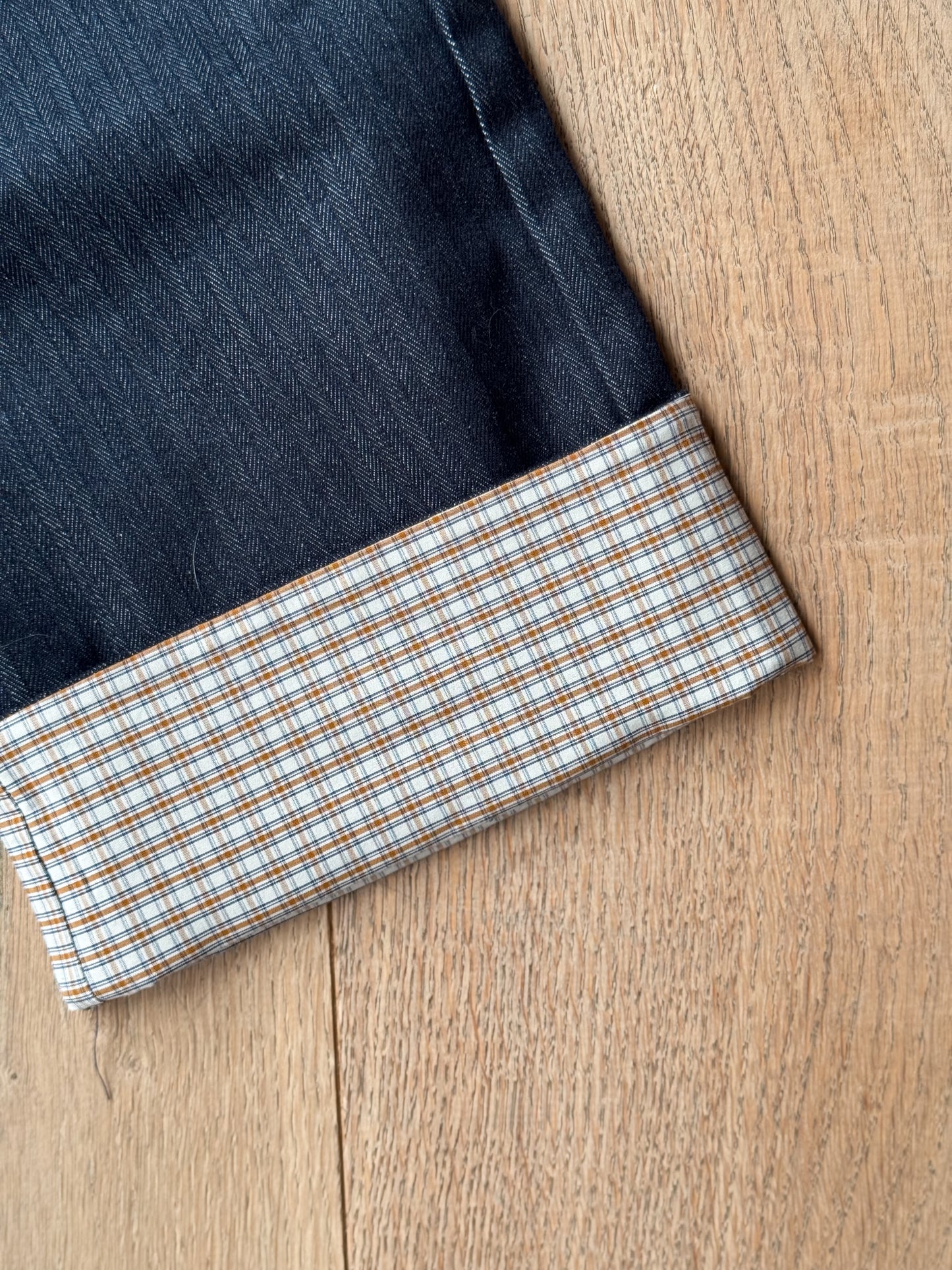 Roll Up Dark Jeans