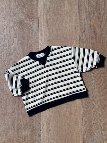 Navy Stripe Sweatshirts