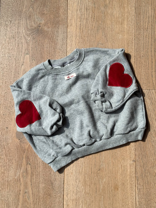 Heart Patch Sweatshirt