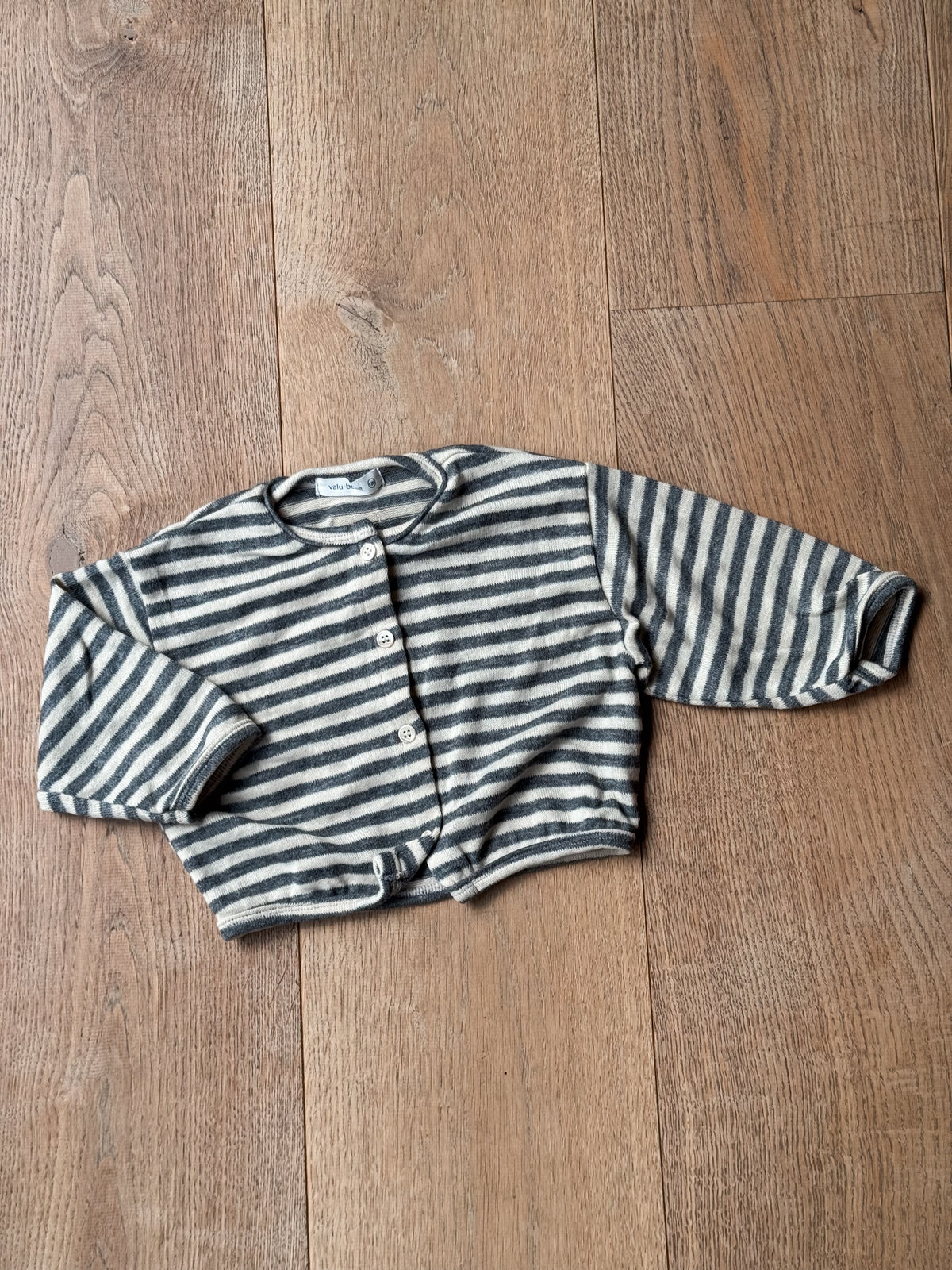 Stripe Grey Cardigan