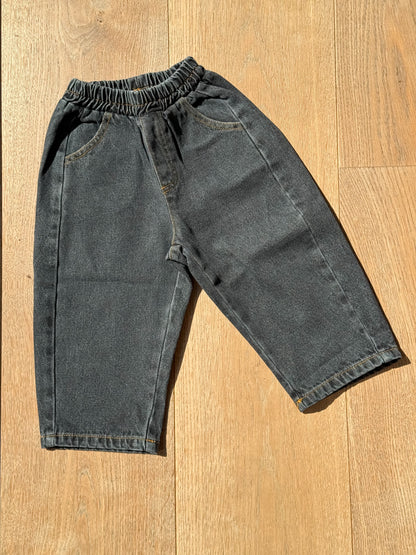 Wide Black Denim