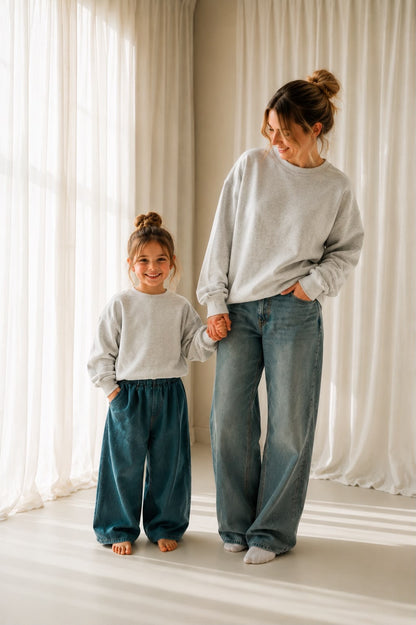 BASIC MATCHING SWEATER