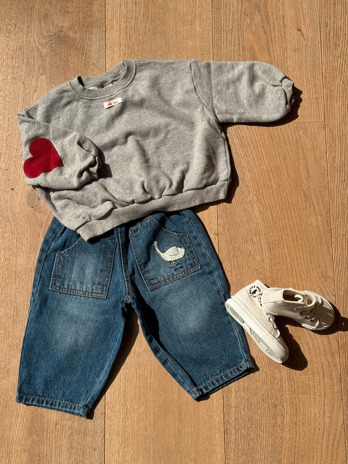 Heart Patch Sweatshirt