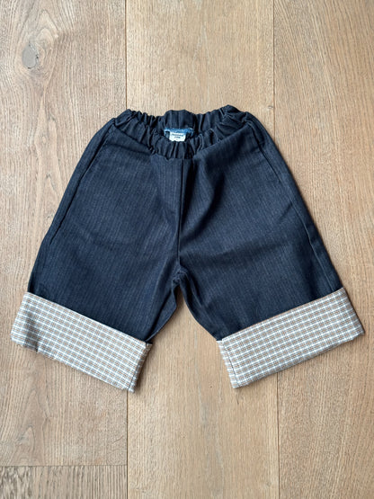 Roll Up Dark Jeans
