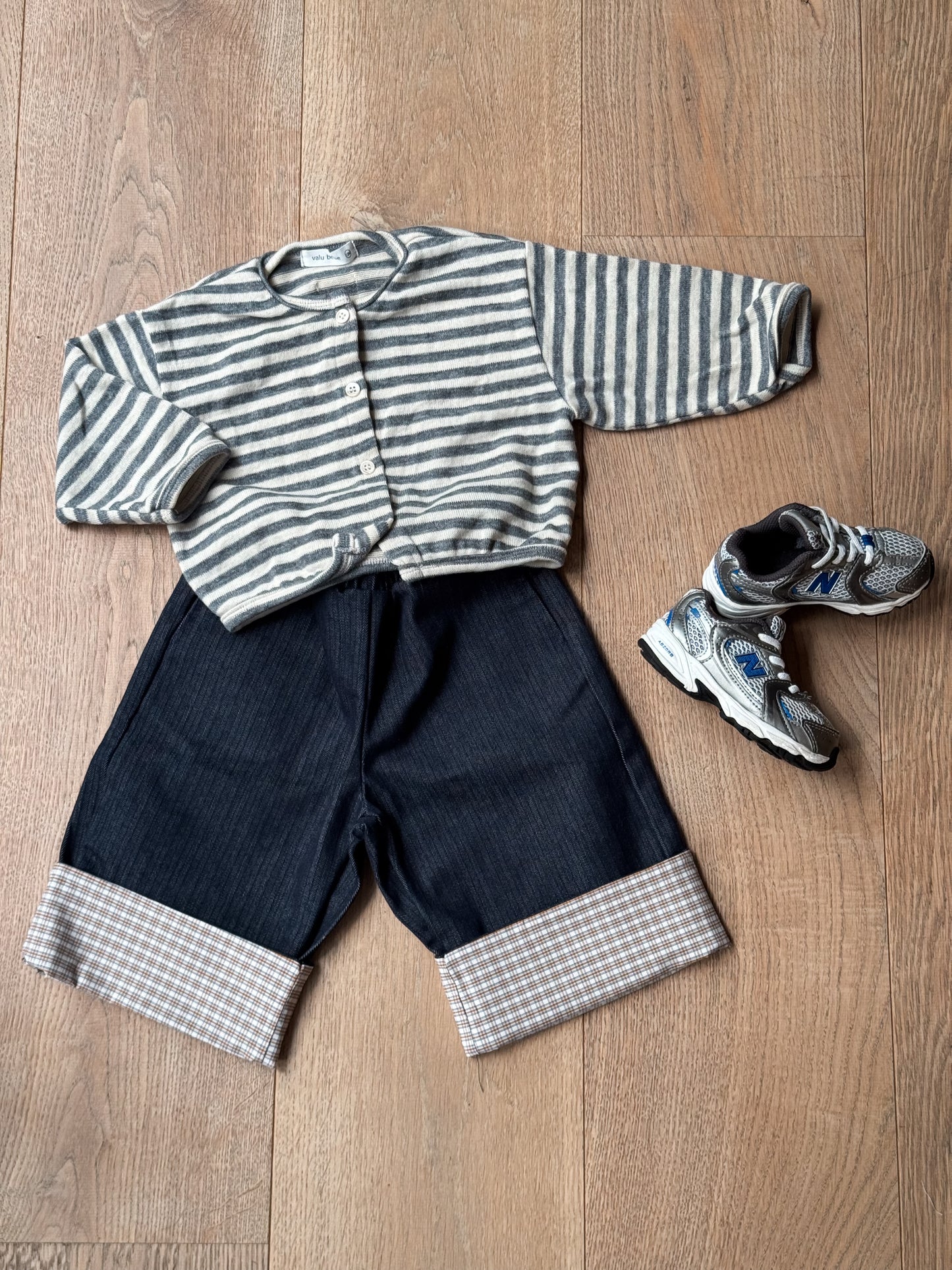Roll Up Dark Jeans