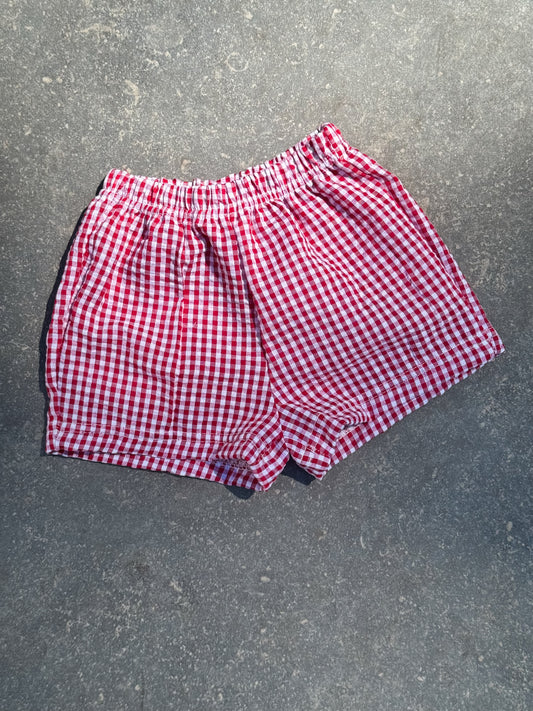 Vichy Shorts - Red