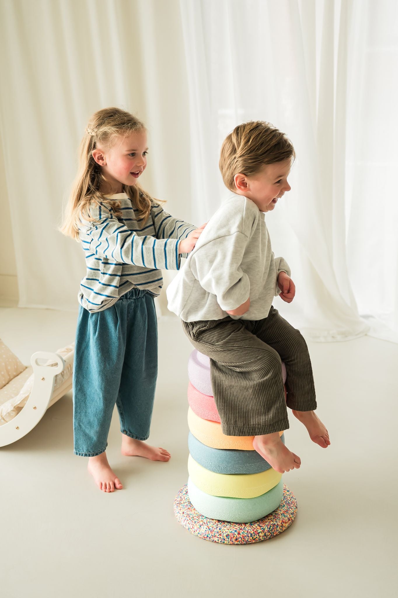 Brown Stripe Pants