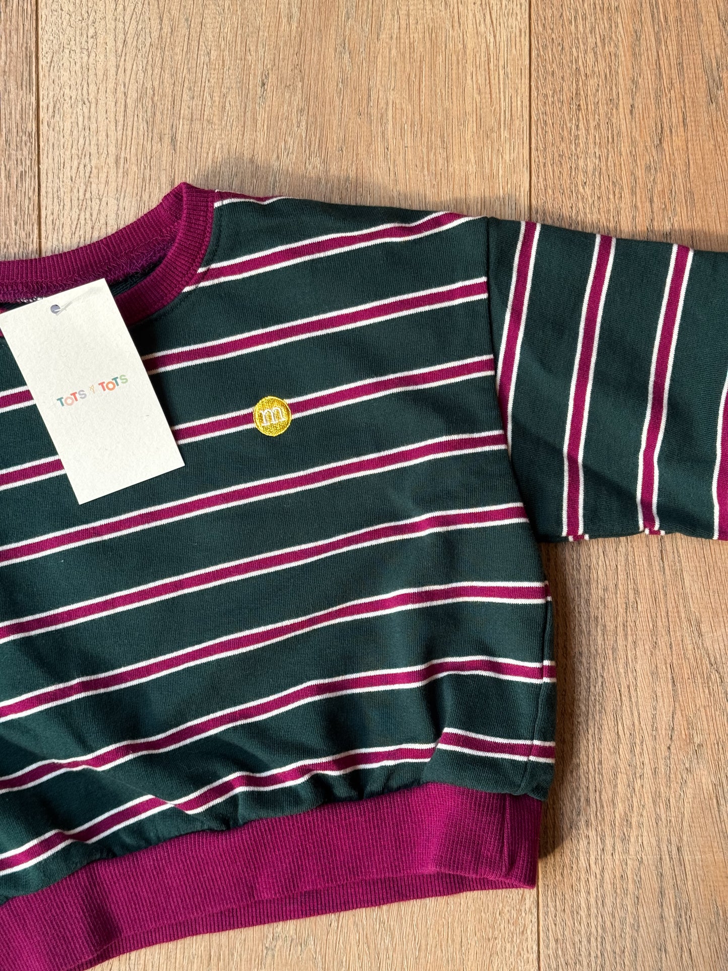 Green Stripe Sweatshirt