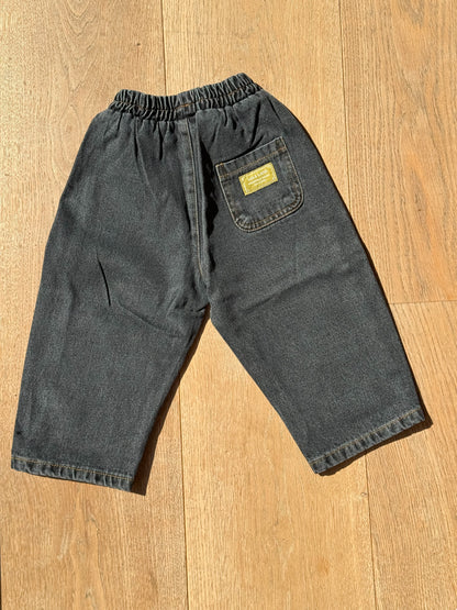 Wide Black Denim