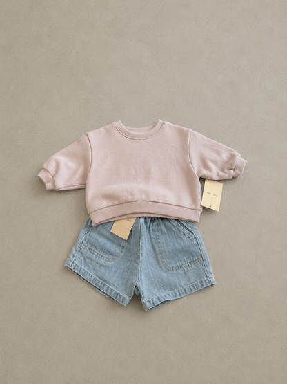 Hello Embroidery Sweatshirt