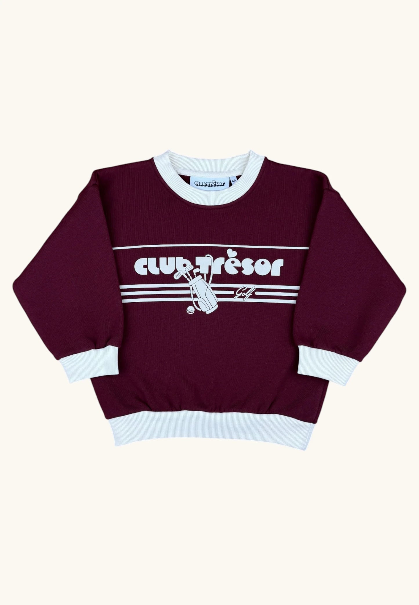 Club Tresor - Golf Sweatshirt - Burgundy