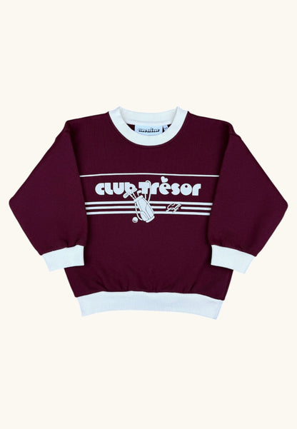 Club Tresor - Golf Sweatshirt - Burgundy