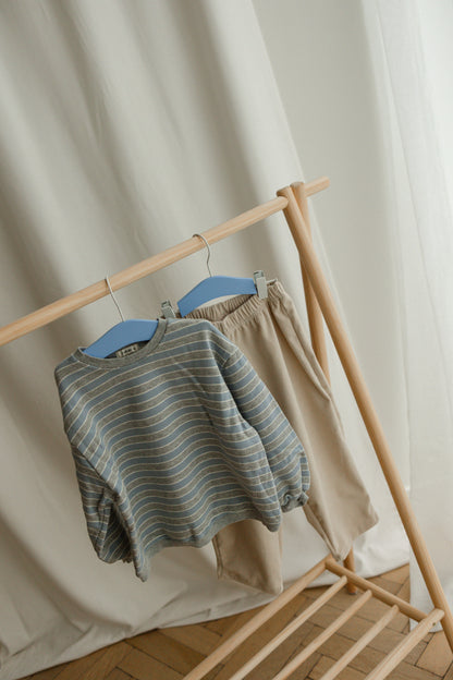 Macaron Stripe Sweatshirt