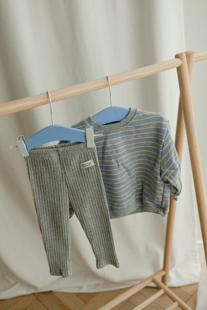 Macaron Stripe Sweatshirt