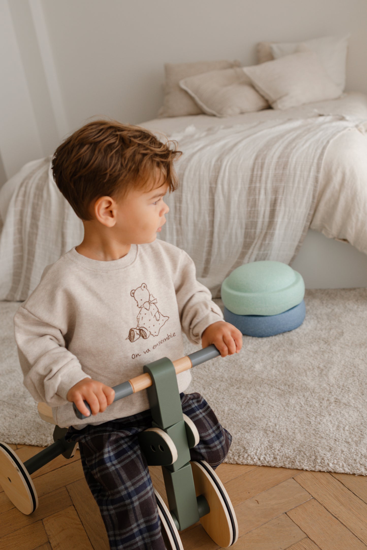 Kids Lala Check Pants