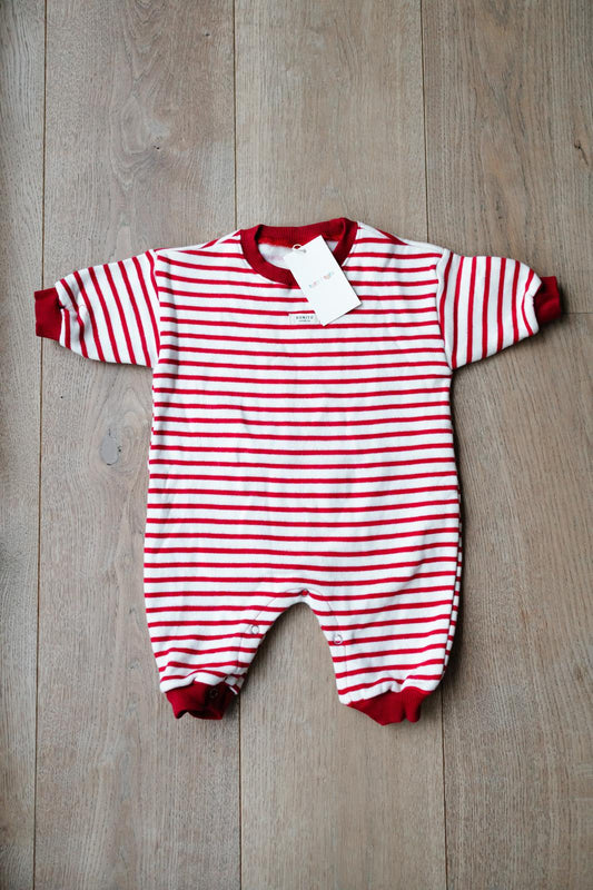 Red Baby Stripe Suit