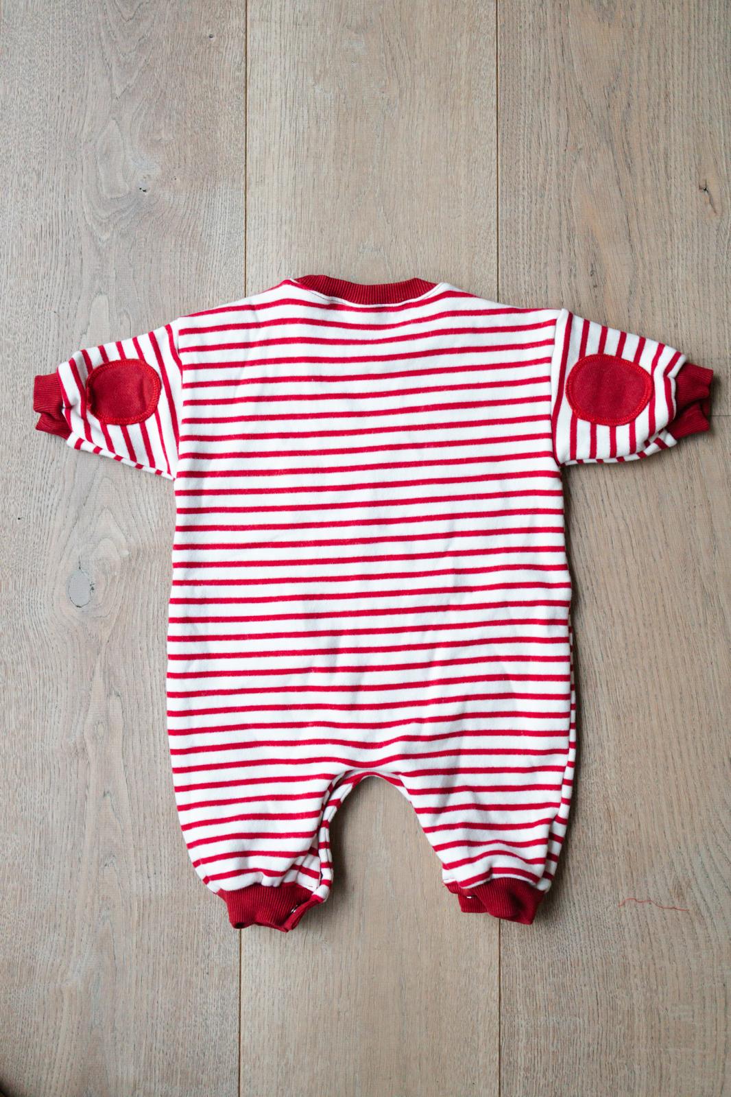 Red Baby Stripe Suit