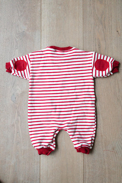 Red Baby Stripe Suit