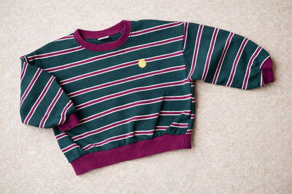 Green Stripe Sweatshirt