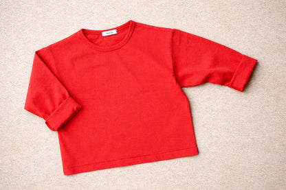 Red Plain Tee