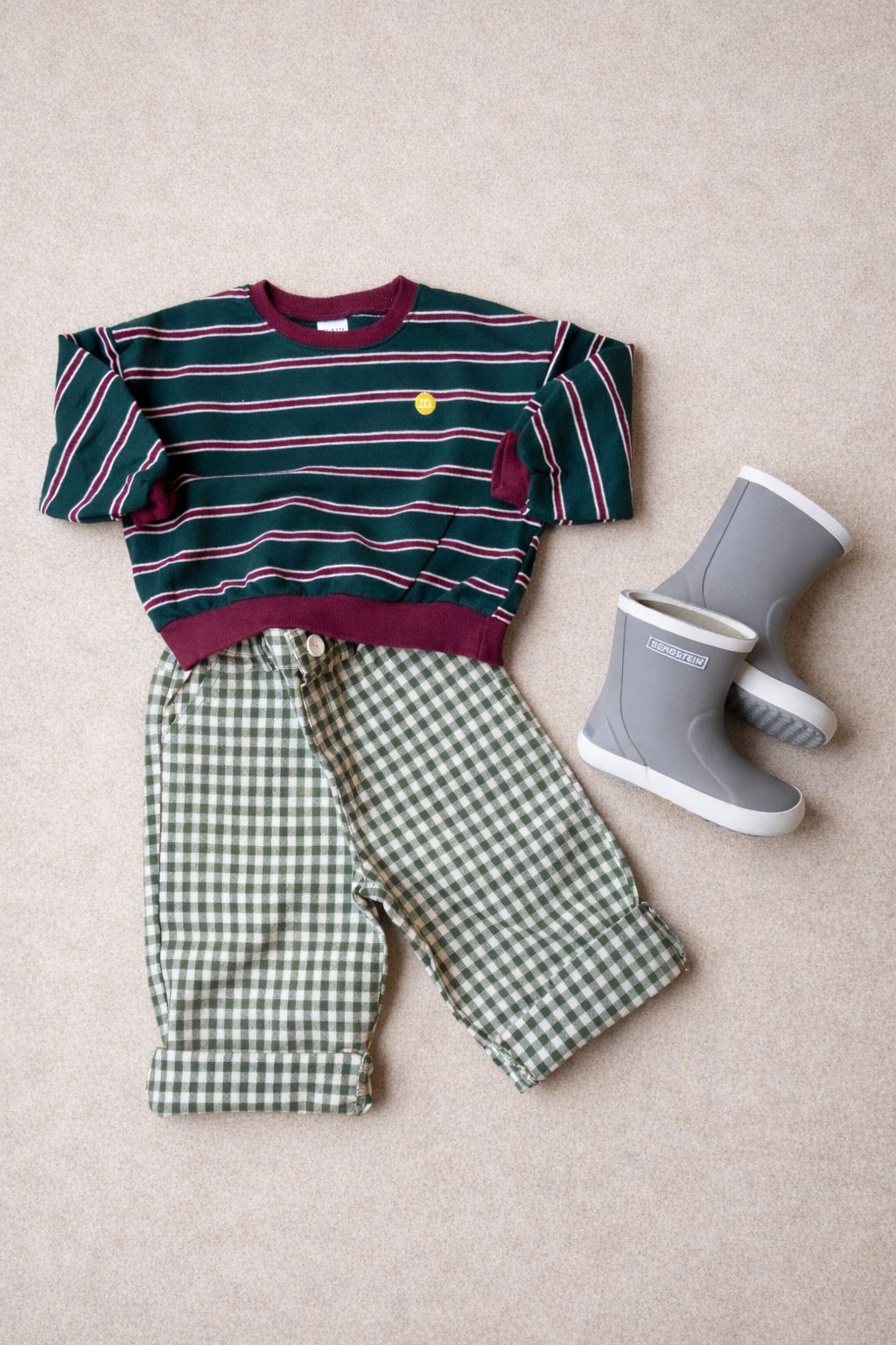 Green Stripe Sweatshirt
