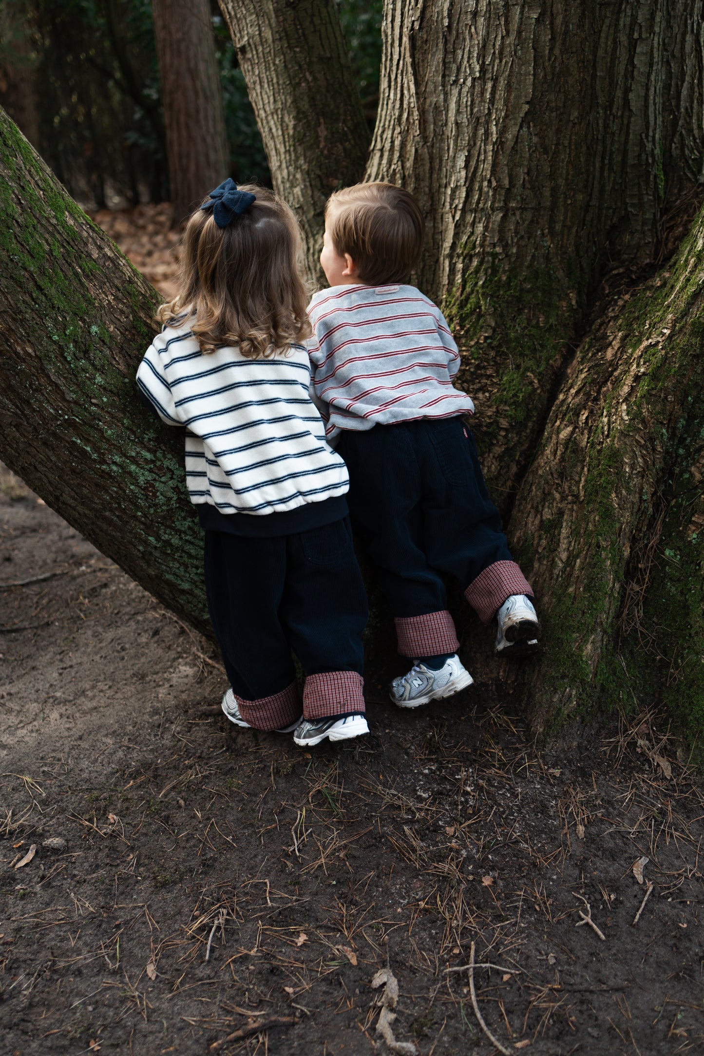 Stripe Sweatshirt Navy