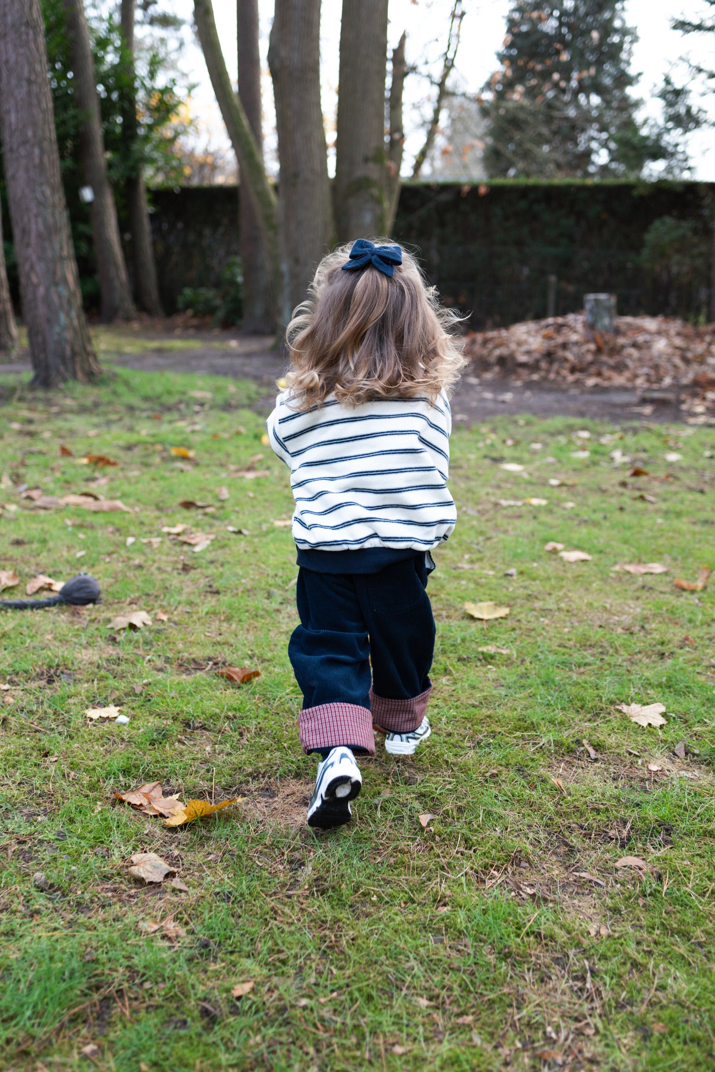 Stripe Sweatshirt Navy