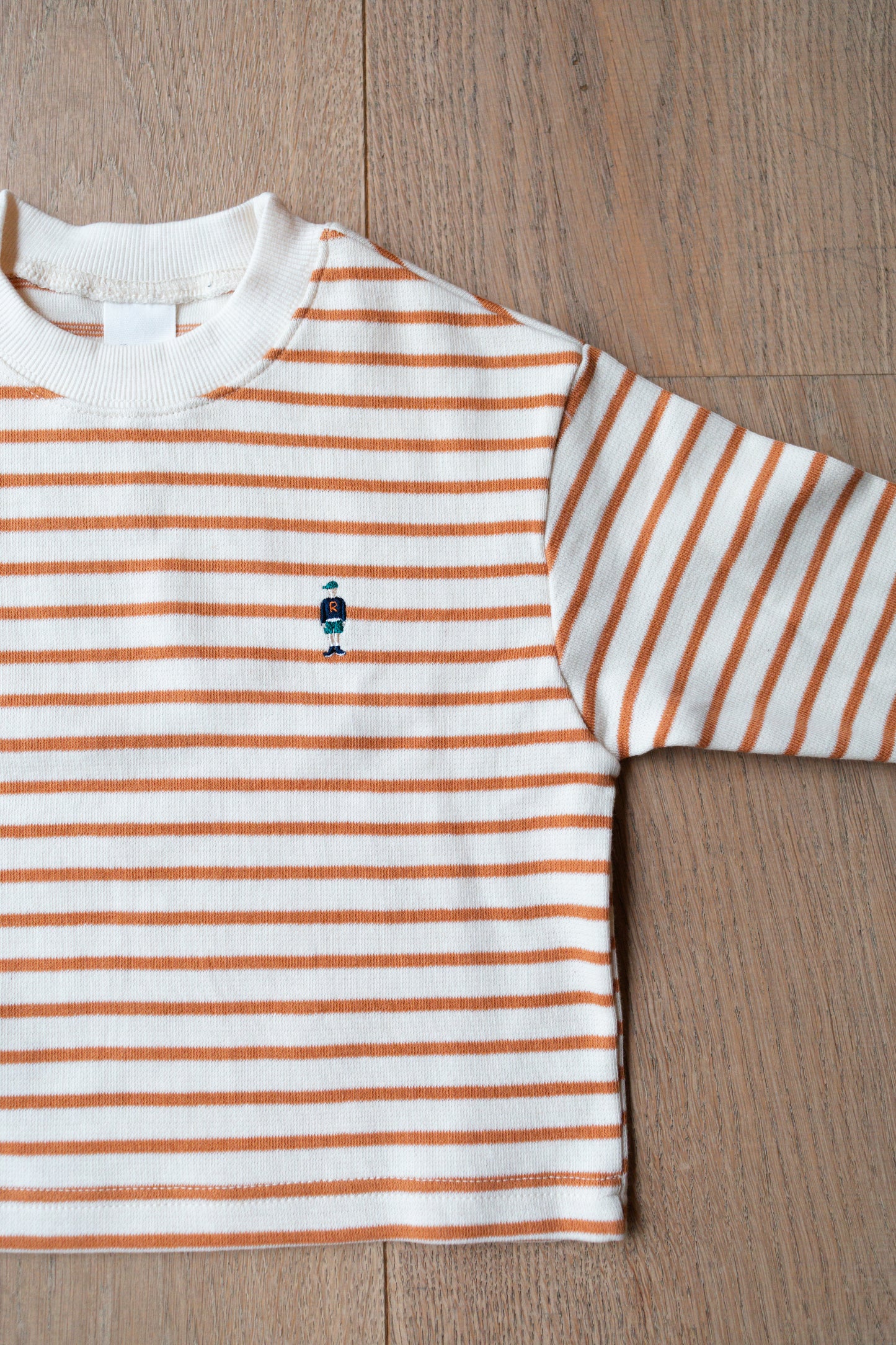 Stripe Tee Orange