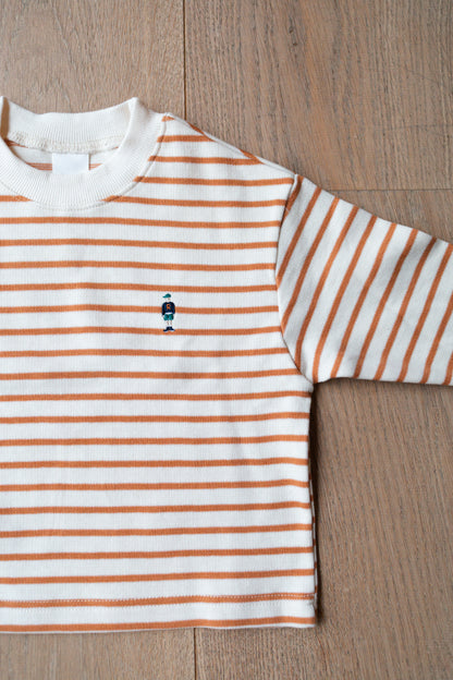 Stripe Tee Orange