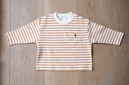 Stripe Tee Orange