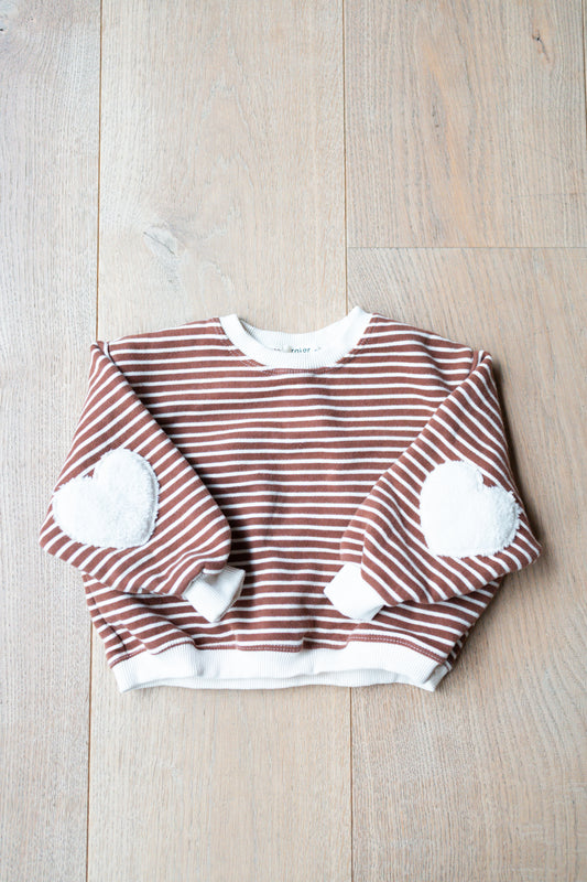 Fuzzy Heart Sweatshirt