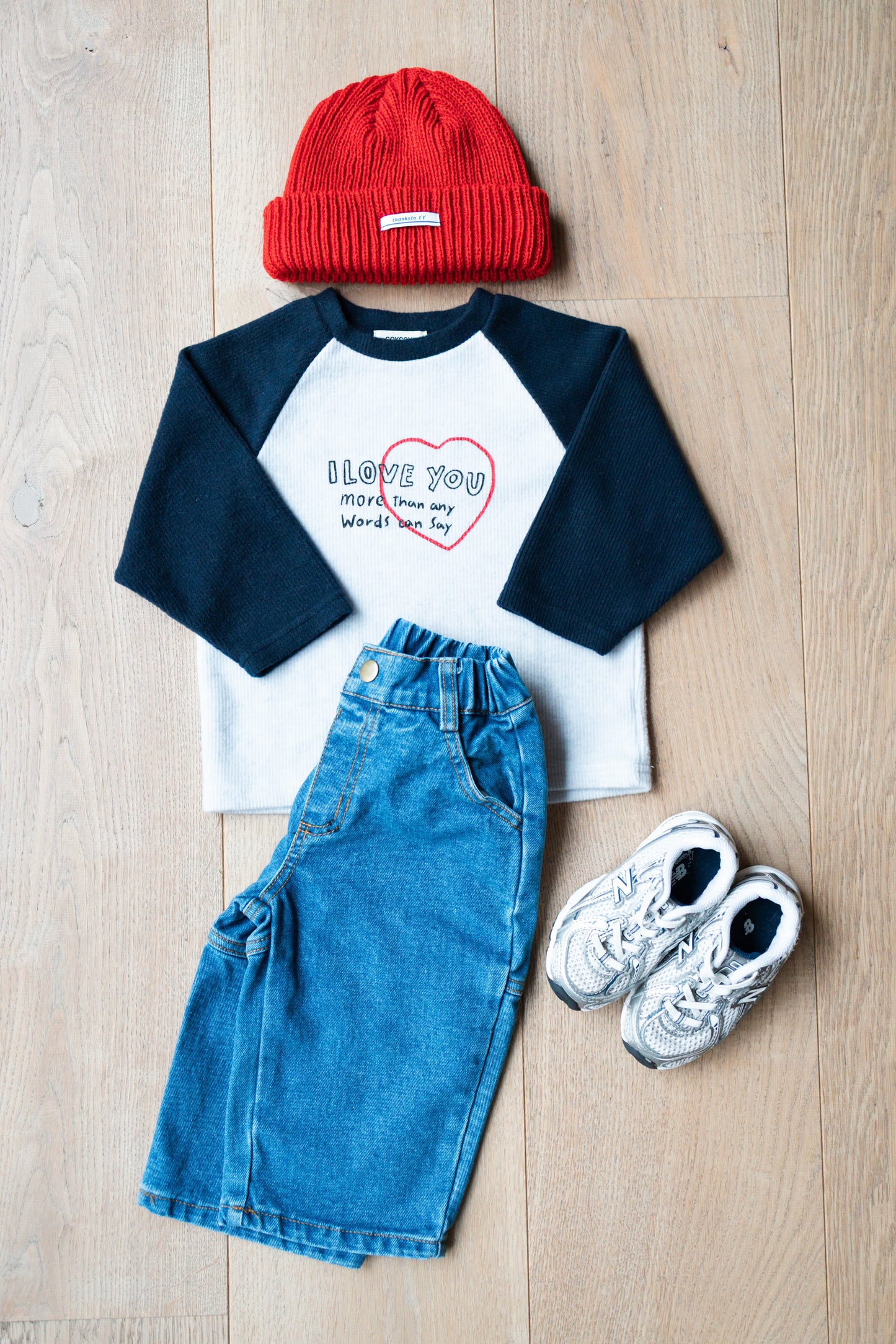 Heart Cozy Fleece Tshirt