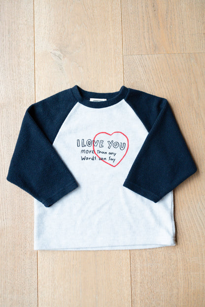 Heart Cozy Fleece Tshirt