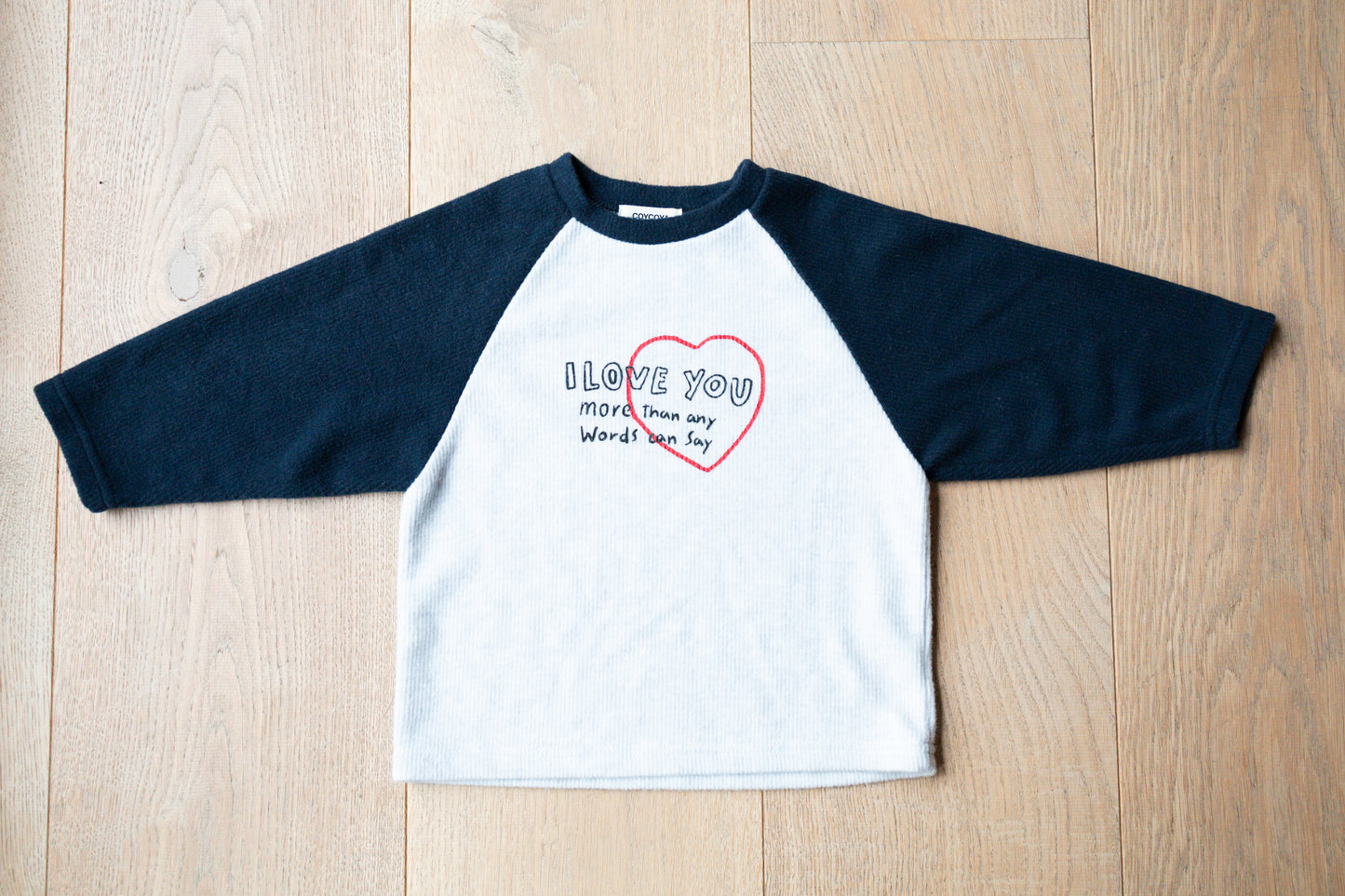 Heart Cozy Fleece Tshirt