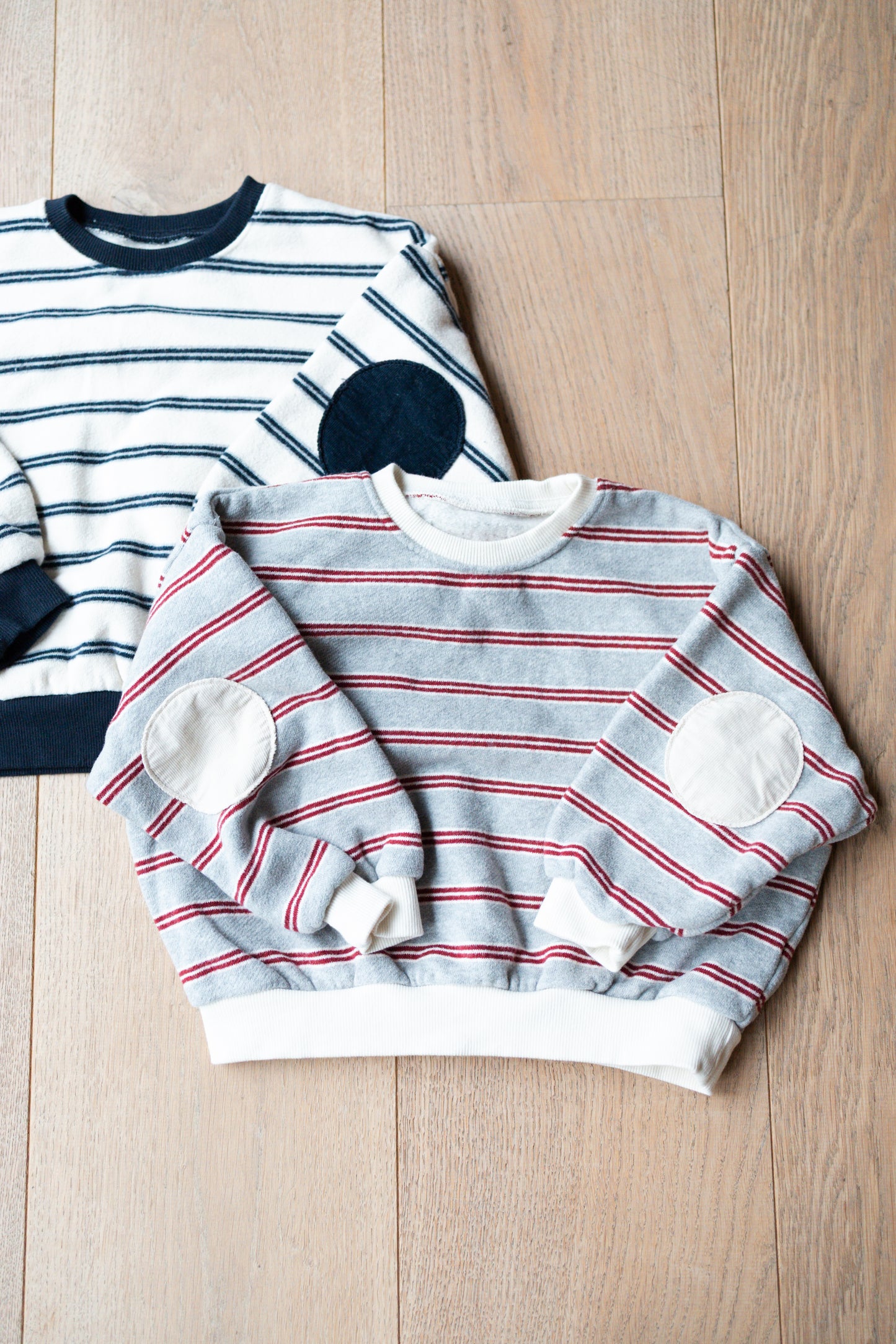 Stripe Sweatshirt Navy