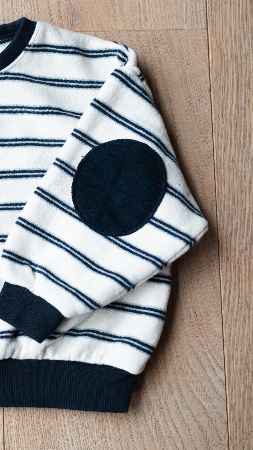 Stripe Sweatshirt Navy