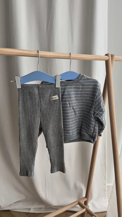 Macaron Stripe Sweatshirt